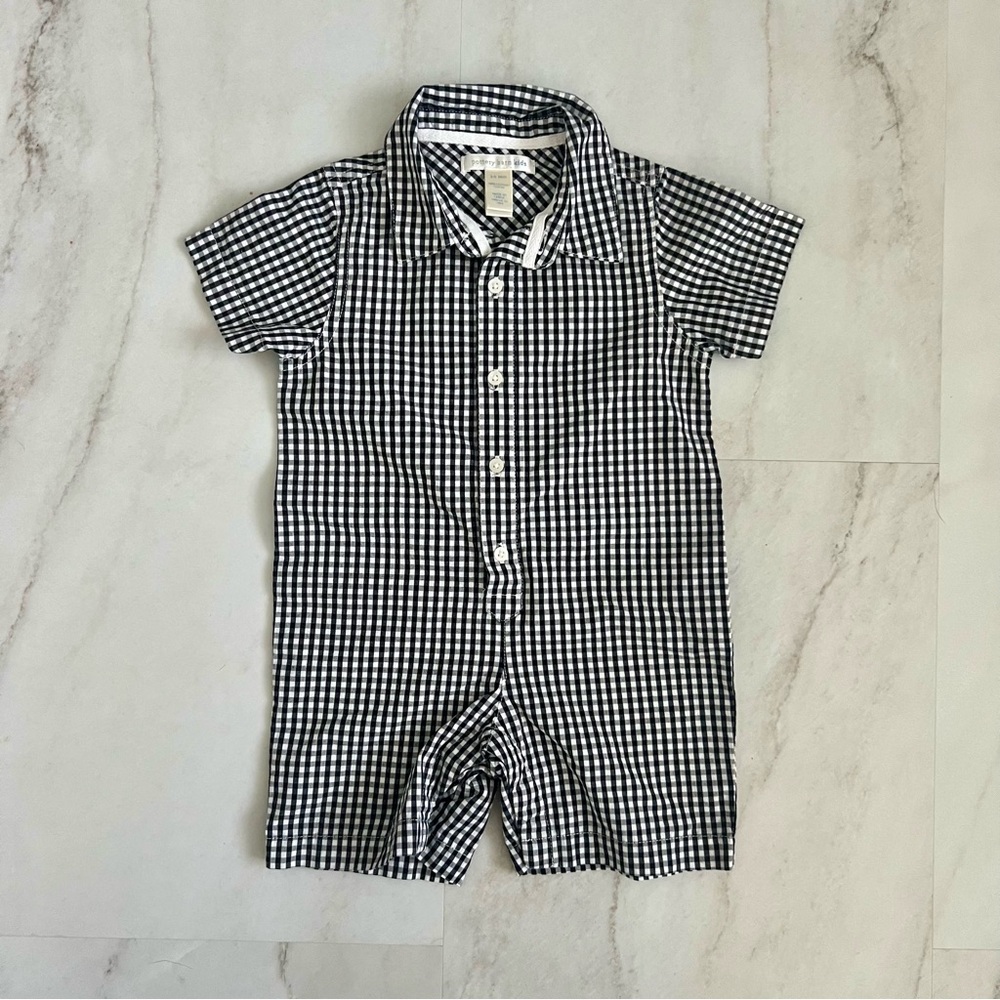 Pottery Barn Kids Baby Boys’ 1-piece Button Down